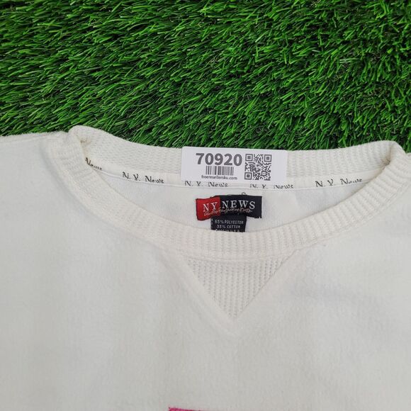 Vintage 1994 NYN New-York Sweatshirt Medium 26x26 Baggy USA - Picture 9 of 11